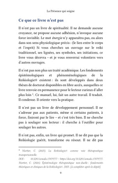La Présence qui soigne