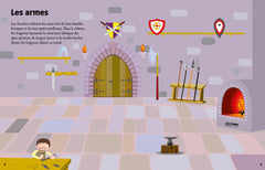 Châteaux et chevaliers - Autocollants