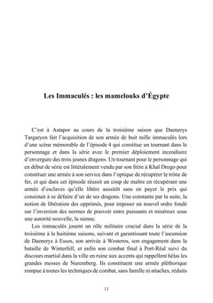 L'histoire au prisme de Game of Thrones