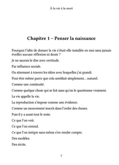 À la vie à la mort