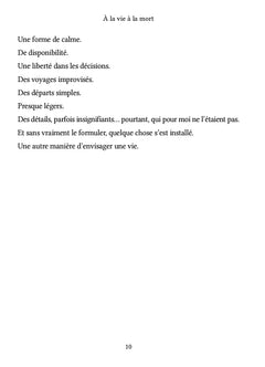 À la vie à la mort