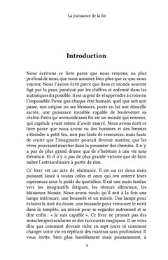 La puissance de la foi