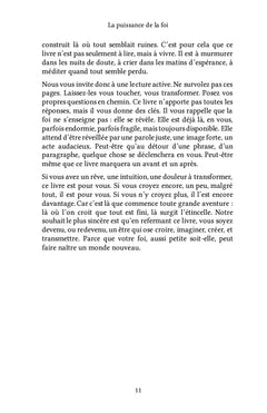 La puissance de la foi