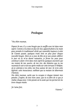 Une empreinte
