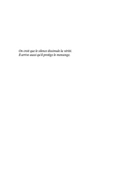 Silence, on ment