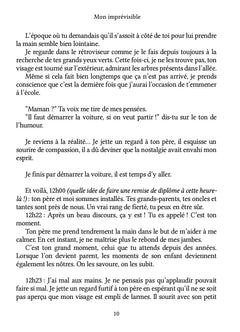 Mon imprévisible