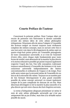 De l'Échiquéisme ou la Connaissance Interdite