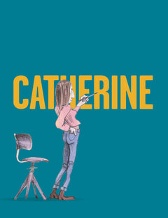 Catherine Meurisse, sur le pont des Arts