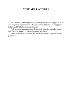 Ne deviens jamais stagiaire en soins infirmiers