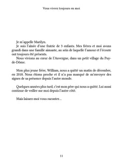 Vous vivrez toujours en moi