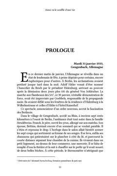 Ainsi va le souffle d'une vie
