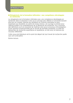 UE E1 - Recherche en sciences infirmières : définitions, outils et méthodologie - DEI
