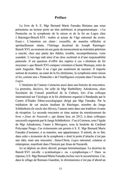 La Pentecôte ou la symphonie de la raison et de la foi au Logos chez J. Ratzinger-Benoît XVI