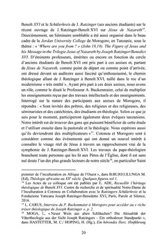 La Pentecôte ou la symphonie de la raison et de la foi au Logos chez J. Ratzinger-Benoît XVI
