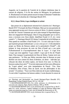 La Pentecôte ou la symphonie de la raison et de la foi au Logos chez J. Ratzinger-Benoît XVI