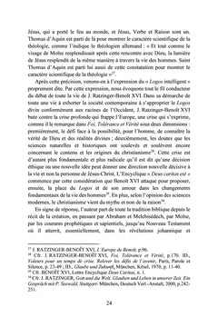 La Pentecôte ou la symphonie de la raison et de la foi au Logos chez J. Ratzinger-Benoît XVI
