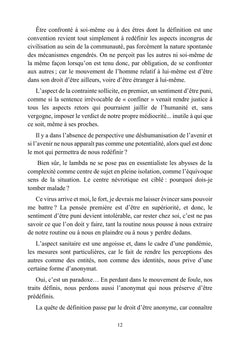 Confinement ou la réflexion obligée