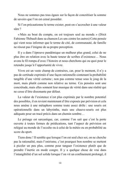 Confinement ou la réflexion obligée