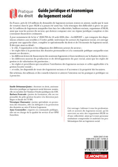 Guide juridique et économique du logement social