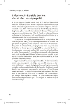 Économie politique de la dette