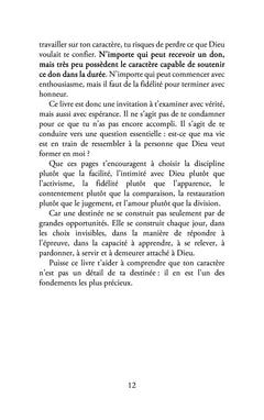 Le caractère pour la destinée