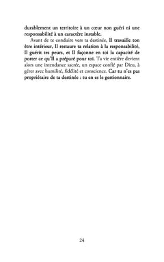 Le caractère pour la destinée