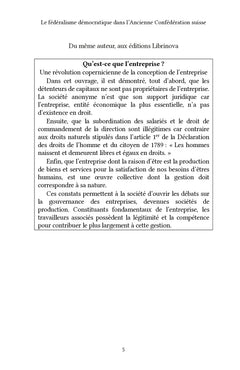 Le fédéralisme démocratique dans l'Ancienne Confédération suisse