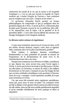 La médecine et la vie