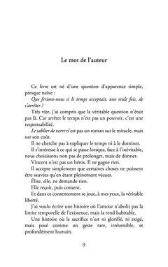 Le sablier de verre