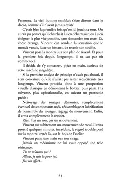Le sablier de verre
