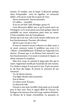 Le sablier de verre