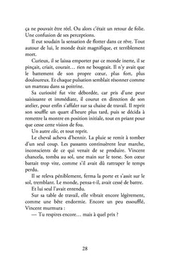 Le sablier de verre