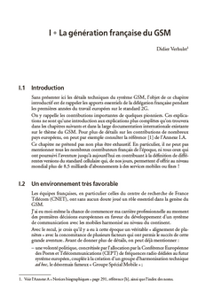 GSM, la contribution française