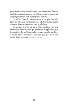 Poésie éternelle