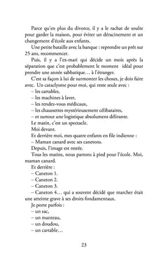Les tribulations d'une quarantenaire qui déchire