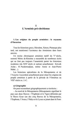 L'Arménie et les chemins de l'Arménien