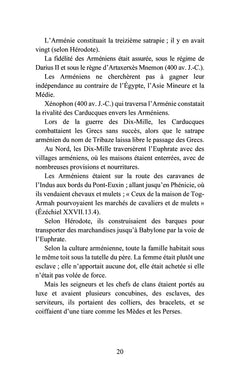 L'Arménie et les chemins de l'Arménien
