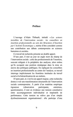 Les acteurs invisibles de l'intervention sociale