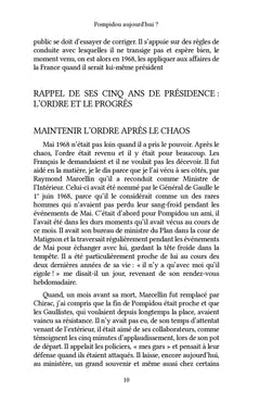Pompidou aujourd'hui ?