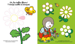 T'choupi mes gommettes la nature