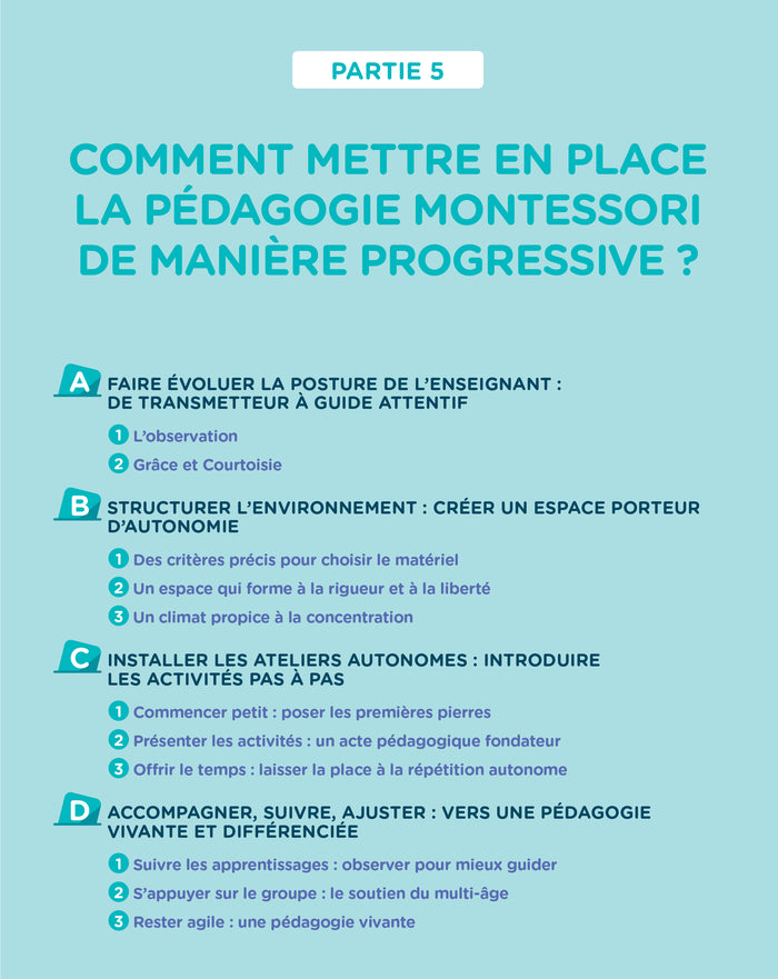 Les mathématiques en pédagogie Montessori de la PS à la GS