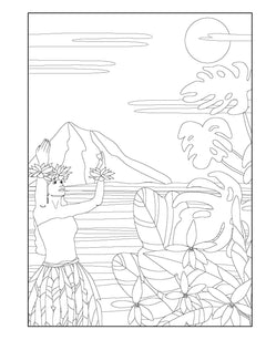 Tahiti - 100 dessins à colorier
