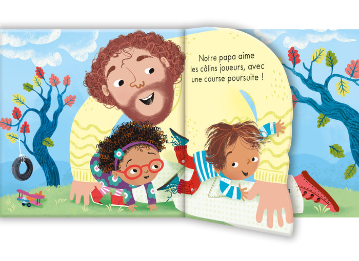 Les papas adorent les câlins