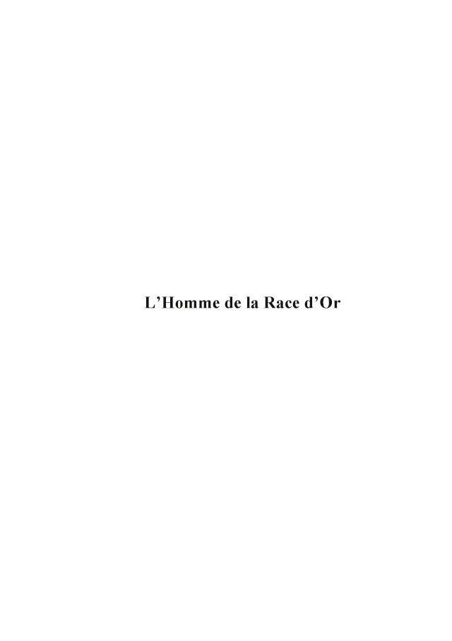 L'homme de la race d'or