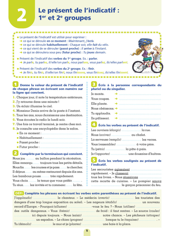 Mon cahier de conjugaison CM1-CM2