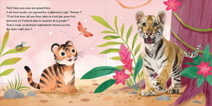 Petit tigre apprend à rugir