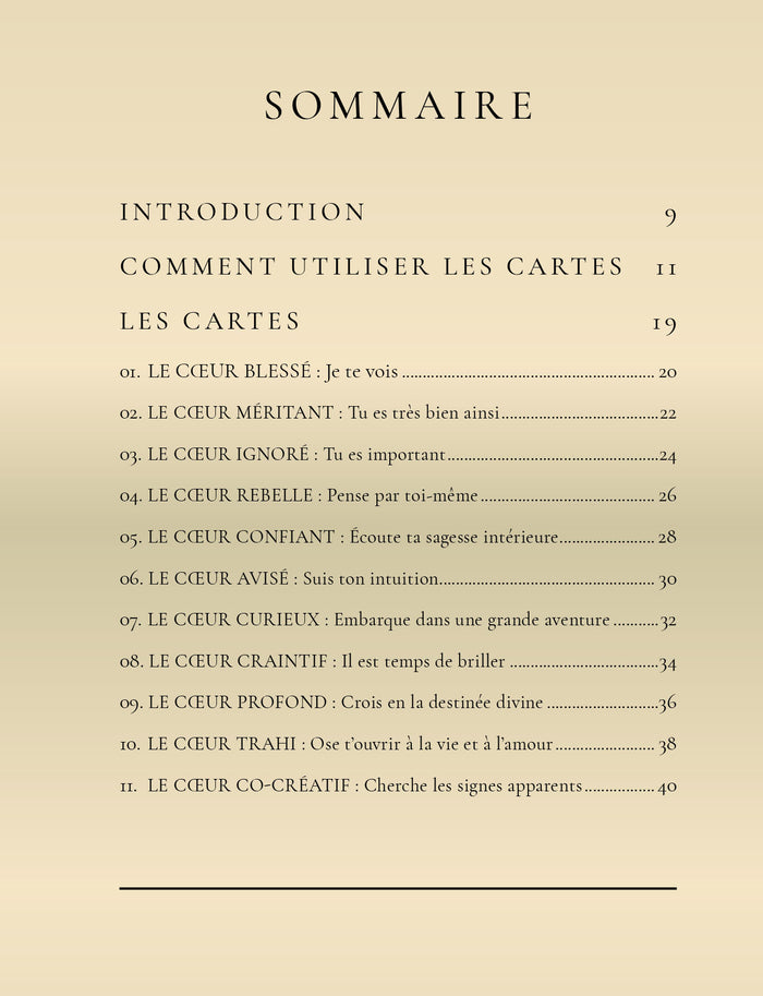 L'oracle de la guérison du coeur - Messages d'amour à votre âme