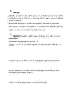 Construire mon projet d'études - Méthodologie