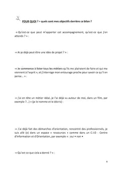Construire mon projet d'études - Méthodologie