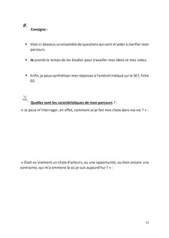 Construire mon projet d'études - Méthodologie